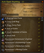 wow addon Auto Open Anything