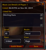 BlackList Classic