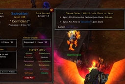 wow addon Guild Roster Manager