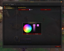 wow addon HealthBarColor