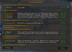 LFG Announcements