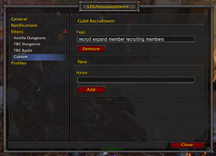 LFG Announcements