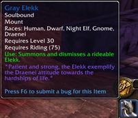 Lore Item Tooltips