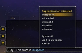 Misspelled