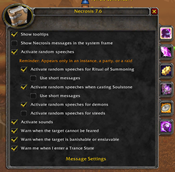 Necrosis WOLTK, TBC, Classic , Mastery