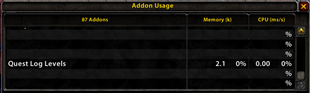 Quest Log Levels