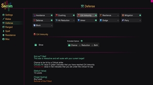 SinStats Character Stats