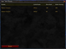 TDB Roll Tracker