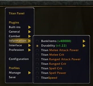 Titan Panel [Melee Attack Power]